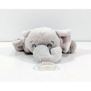 Philips Avent  Soothie Snuggle Pacifier Soother Holder Elephant Plush Lovey